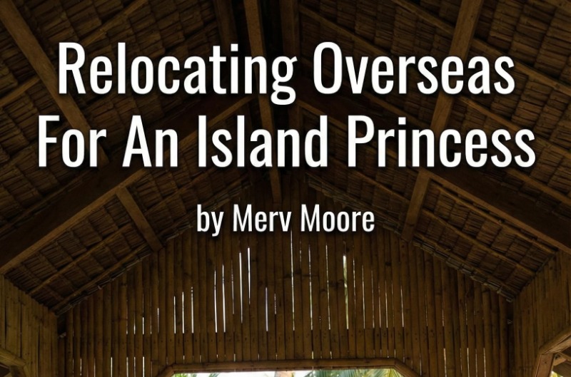 Romantic overseas relocation concept
